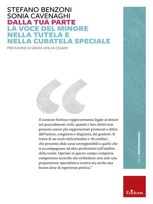 cover image of Dalla tua parte